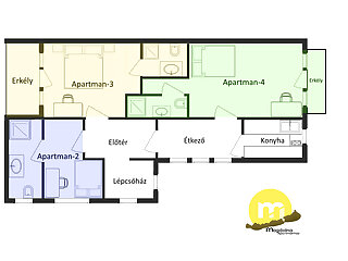 Magdolna Apartmanhaz Vonyarcvashegy szállás
