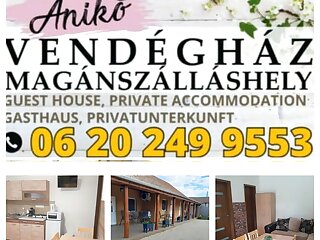 Aniko Vendeghaz Hajduboszormeny szállás