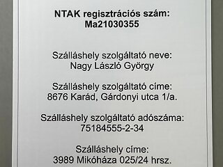 Malomtanya Vendeghaz Mikohaza szállás