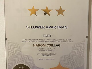 Sflower Apartman Eger szállás