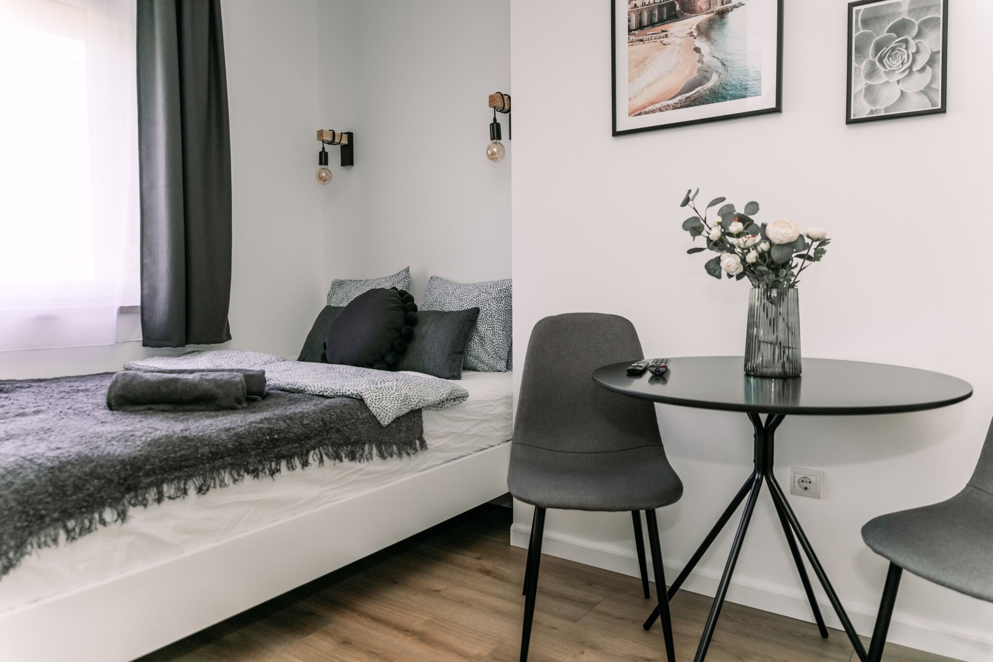 Wood Black Apartment Gyor